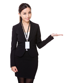 商务着装年轻亚洲女商人