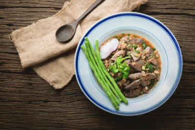 香辣豬肝臟圖片