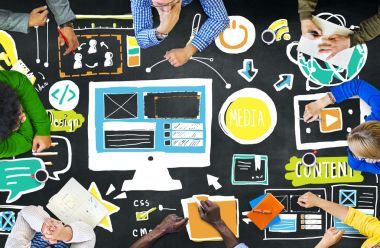 會議集思廣益概念圖片