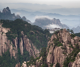 黄山和黄山的中式民居中国,亚洲