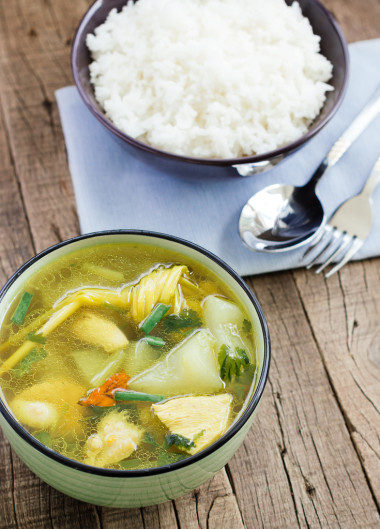 冬瓜雞湯亞洲健康食