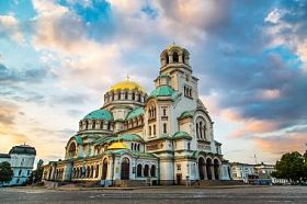 In Sofia, the Bulgarian Grand Church of St. Alexander Nevsky