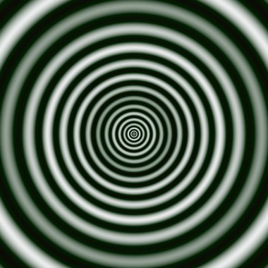 經(jīng)常在單色的同心環(huán)。在黑色和白色的同心圓設(shè)計(jì)數(shù)字抽象圖像