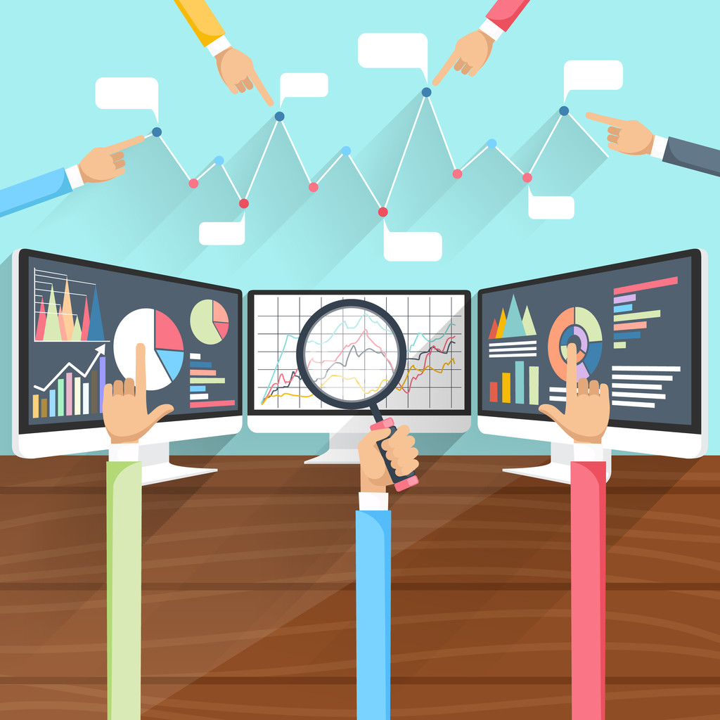 股票汇率监视器与手