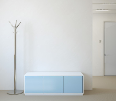 藍色的現(xiàn)代走廊圖片