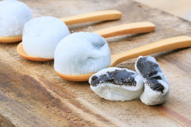 麻糬日式甜品黑芝麻圖片