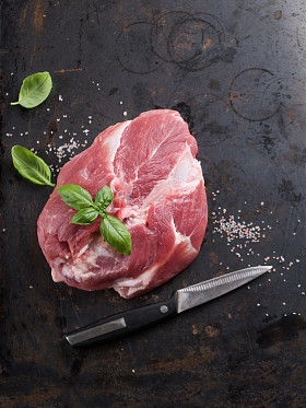 原料新鲜的肉