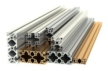 鋁型材和銅型材照片