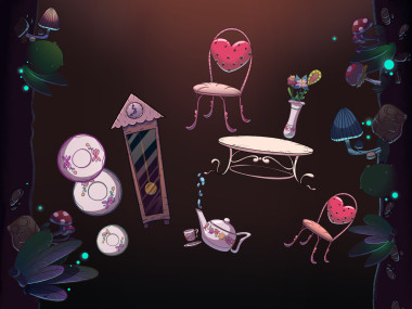 Alice in Wonderland, down the rabbit hole