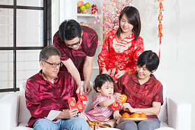 中国新年发红包