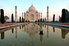 在印度的泰姬陵