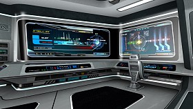 3d cg 渲染的空间站图片