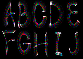 明亮的彩虹符号