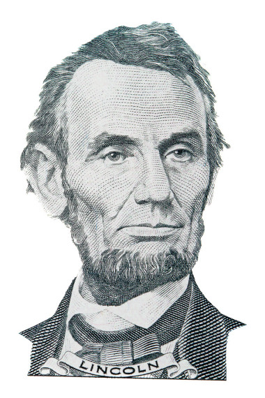 A portrait of Abraham Lincoln