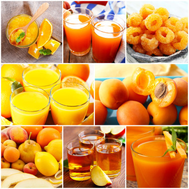 拼贴的新鲜饮料