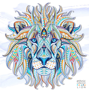 民族头狮的符号