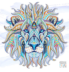 民族头狮的符号