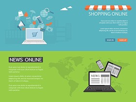 设计网站的新闻、 购物、 在线存储