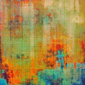 美丽的古董古董背景。不同颜色图案