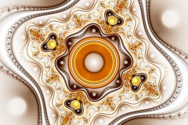 異國情調(diào)五彩的模式與界和波浪曲線