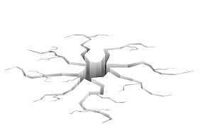 ? 折磨的白色表面。矢量图