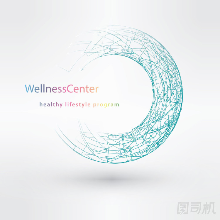 淡藍之水技術徽標設計方案集