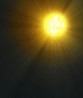 太阳和星星背景