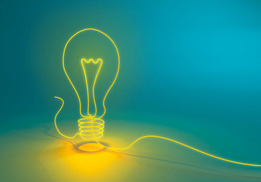 電力和照明的概念圖照片