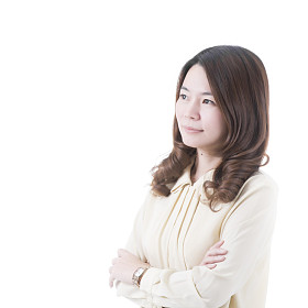 美丽亚洲女商人