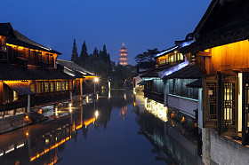 中国建筑夜景