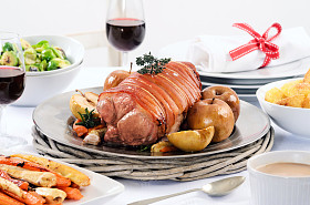 表的圣诞大餐图片