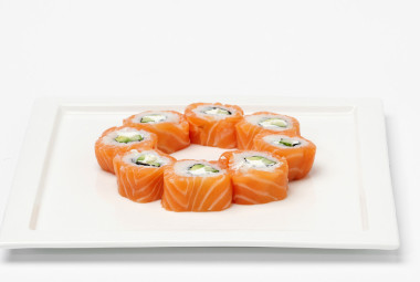 很多碎片的寿司我图片