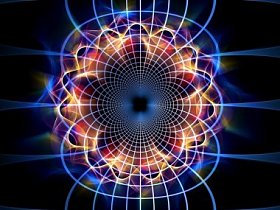 彩色网格背景图片