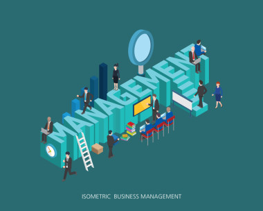 平面三維等距矢量插圖管理理念設(shè)計(jì)抽象城市現(xiàn)代風(fēng)格高品質(zhì)商業(yè)系列