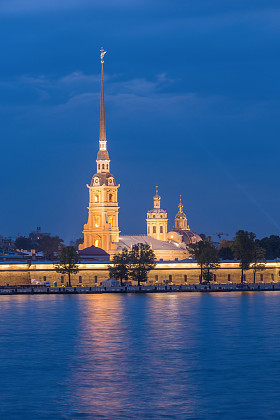 彼得和 Paul Fortress 在圣彼得堡，俄罗斯