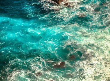 美麗的水的海洋