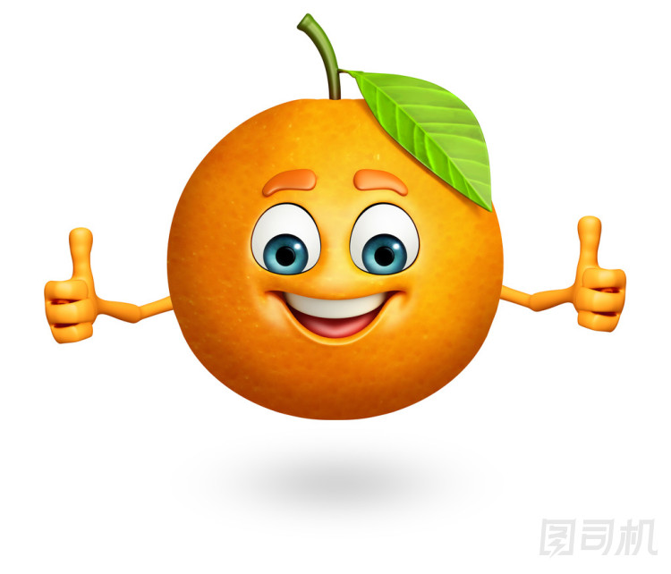 卡通人物的橙色圖片