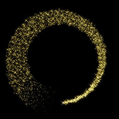 金闪闪发光的星尘圆 金闪闪发光的星尘圆