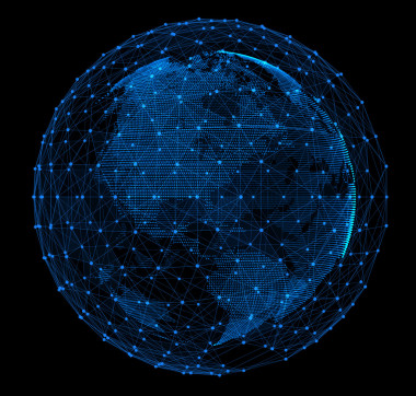 数字地球电信网络的互联网