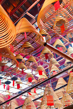 在华人庙宇圆香照片