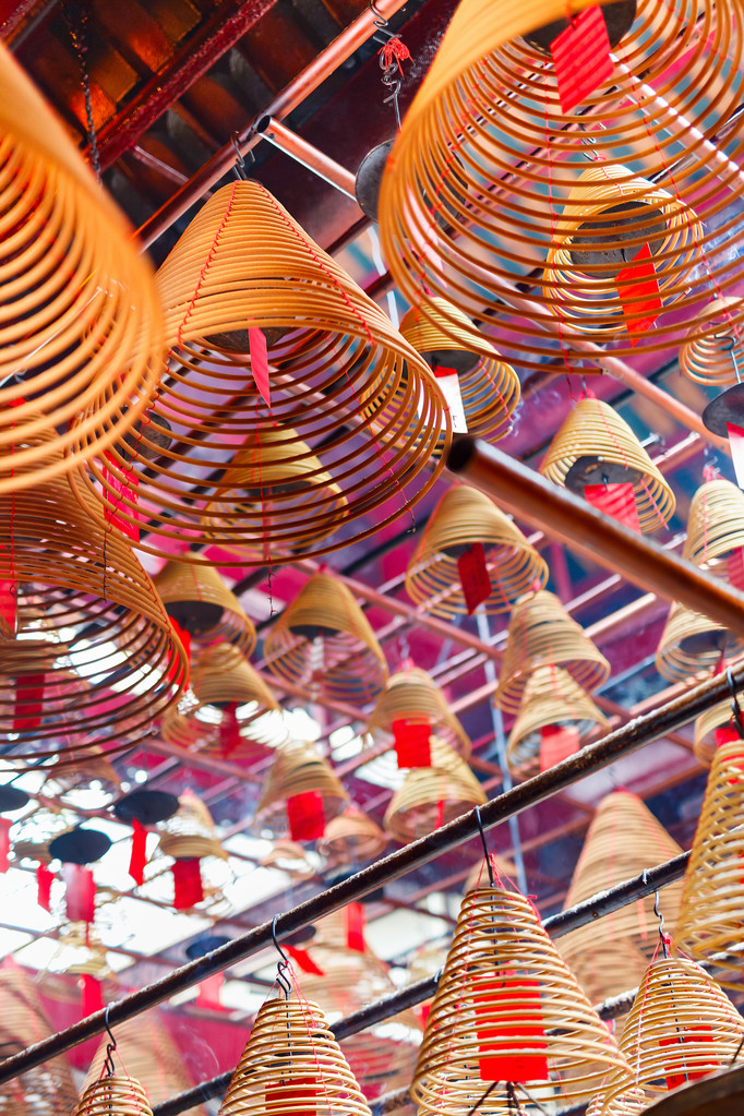 在华人庙宇圆香照片