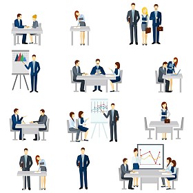 商务教练图标设置图片