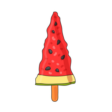 西瓜冰淇淋