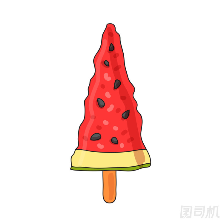 西瓜冰淇淋