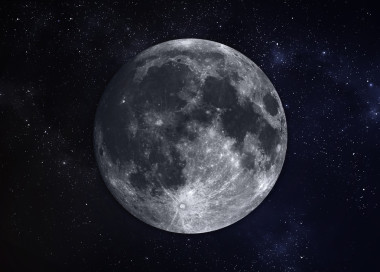 太陽系的行星月球。這幅圖像由美國國家航空航天局提供的元素