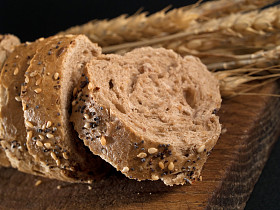 美味的自制面包