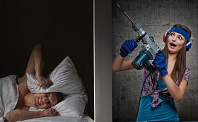 吵闹的邻居图片