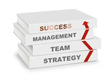 堆書涵蓋管理、 團隊、 戰(zhàn)略、 成功和 ar