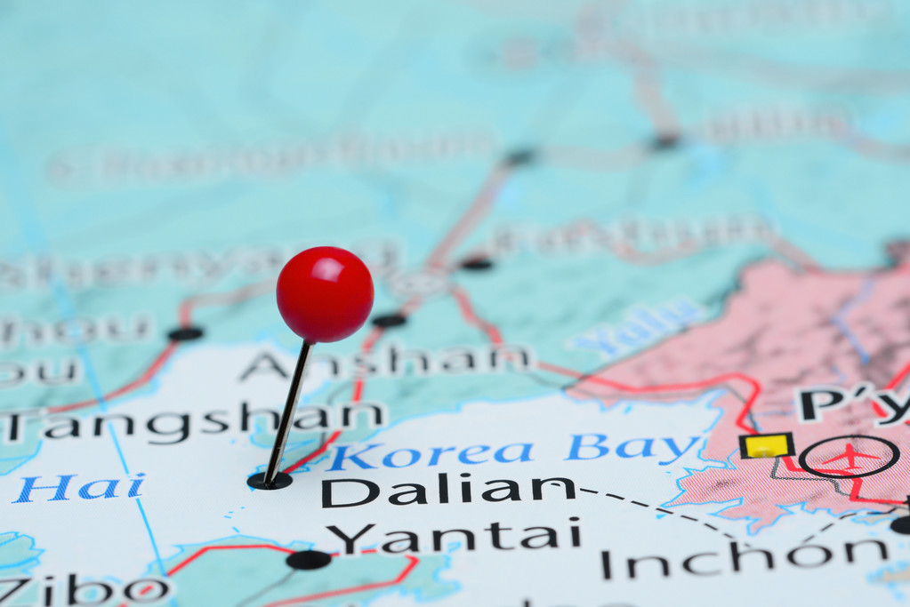大连寄托在一张亚洲地图 大连寄托在一张亚洲地图