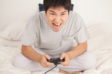 玩電子游戲的人圖片